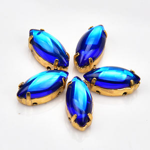 7*15mm <span class=keywords><strong>Marquise</strong></span> strass cheval oeil cristal forme coloré <span class=keywords><strong>verre</strong></span> pierres coudre sur griffe vêtements bricolage robes de mariée décor de fête - Product Image 3