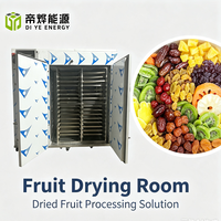 Kast voor het drogen van fruit, voedseldroger, dehydrator voor selderij, tomaten en aardappelen, roestvrijstalen warmtepompdroger