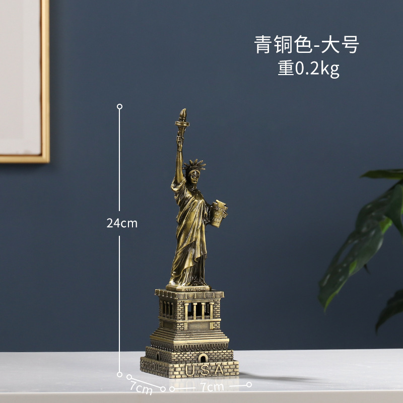 Grande statue décorative de la Liberté