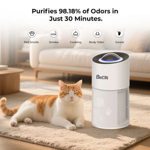 BEON شاشة تعمل باللمس AQI أجهزة تنقية الهواء للحيوانات الأليفة لإزالة الروائح المنزلية - Product Image 4