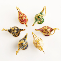 Vintage Mini laiton classique arabe Costume accessoires Aladdin génie lampe magique lampe souhaitant lumière table fête décor