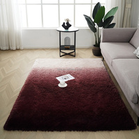 Tapis imprimé 3D à poils longs en fausse fourrure lavable, très vendu, pour la décoration de la maison