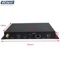 RK3566 Módulo 4G SIM Android 4K H.265 UHD Equipo de publicidad CMS Software de señalización digital industrial todo en uno interactivo