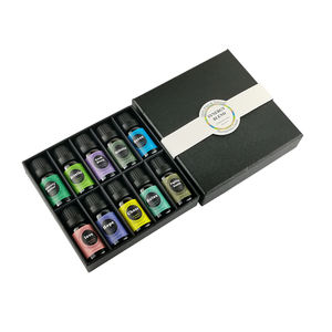 Huile essentielle pure, mélange d'aromathérapie, bois <span class=keywords><strong>de</strong></span> santal, bergamote, lavande, marjolaine, néroli, mélanges synergiques pour la respiration, hydratation, tout - Product Image 5