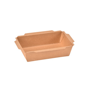 Contenedor Desechable Rectangular de Papel Kraft Apto para Microondas para Comida para Llevar, Comidas Ligeras, Bento, Arroz, <span class=keywords><strong>Sushi</strong></span>, Ensaladas Bajas en Grasa - Product Image 5