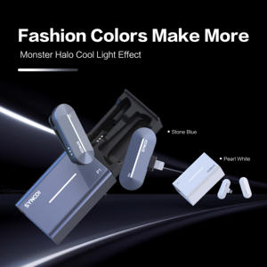 <span class=keywords><strong>SYNCO</strong></span> ไมโครโฟนไร้สาย P1 T L Mini,ระบบไมค์สตูดิโอ2.4GHz มืออาชีพสำหรับกล้องมาร์ทโฟนบันทึกการสัมภาษณ์ Vlog - Product Image 3