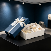 Coffret de parfum de musée avec flacon de parfum, sculpture en pierre, coffret cadeau parfumé, emballage cadeau en gros, sur mesure
