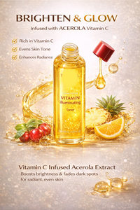 Tónico Facial Profesional con Vitamina C para el Cuidado de la Piel, Iluminador e Hidratante, Tónico Cosmético con Filtro de Brillo - Product Image 3