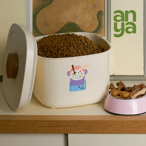 Contenedor de Almacenamiento de Alimentos para Mascotas ANYA Wholesale, Creativo, Hermético, Desplegable, para Perros y Gatos, de Plástico, para Alimentos Secos - Product Image 5