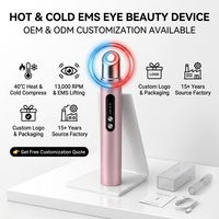 Masseur vibrant chauffant OEM pour les yeux et le visage, stylo électrique anti-âge pour raffermir la peau, utilisation à domicile, améliore le raffermissement des lèvres et de la peau