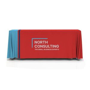 Housses de table publicitaires imprimées sur mesure, nappes rectangulaires promotionnelles pour salons professionnels, avec logo personnalisé, housse de table sur mesure pour le commerce - Product Image 3