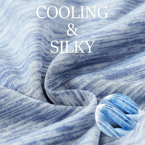 <span class=keywords><strong>Couverture</strong></span> Rafraîchissante d'Été en Fibre Fraîche, Douce et Confortable, Respirante Double Face Favorisant le Sommeil 150x200cm Bleue - Product Image 2