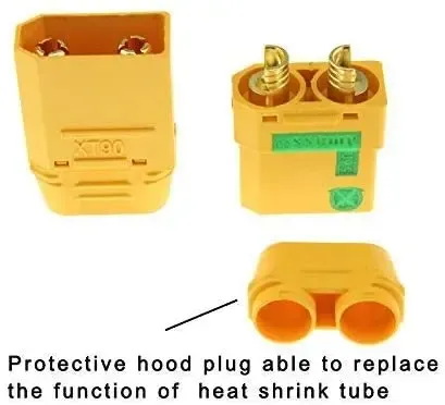 Amass XT90S XT90-S XT90 Connector Anti-Spark Male Female Connector for Battery, ESC and Charger Lead