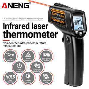 <span class=keywords><strong>Termometro</strong></span> Industriale a Infrarossi <span class=keywords><strong>Laser</strong></span> ANENG TH103 con Display LCD, Risoluzione 0.1°C, Schermo Retroilluminato in ABS, Blocco Dati, Misuratore di Temperatura - Product Image 3