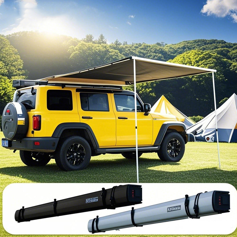 Auvent de toit en alliage d'aluminium