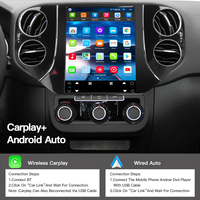 HFMidia 9.7 inci Radio BT Layar Vertikal Pemutar Video Multimedia Head Unit Untuk VW Tiguan 2010-2016 Wireless CarPlay Auto Players