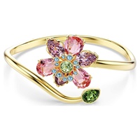Bracelet chaîne plaqué or pour femme, bracelet tennis multicolore en cristal autrichien, bijoux de luxe pour mariage, fête, anniversaire, cadeau