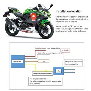 Rastreador GPS impermeable 4G LTE para motocicletas, coches, <span class=keywords><strong>seguro</strong></span>, dispositivo telemático, multisistema, posicionamiento de vehículos, PC LBS/WiFi - Product Image 3