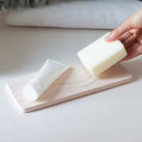 Plateau en pierre de diatomite naturelle absorbant l'eau, antimicrobien, disponible en deux côtés, plateau pour évier de cuisine et salle de bain