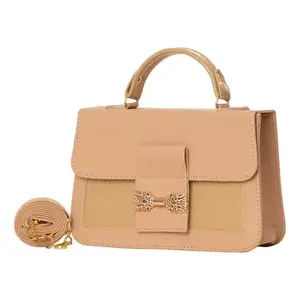 Sac messager pour femme Lesly en cuir PU, couleur unie, fermeture à boucle, utilisation quotidienne - Product Image 1