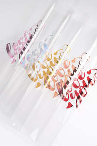 Luxe 58*58cm/pièces estampage à chaud imprimé <span class=keywords><strong>Cellophane</strong></span> fleur <span class=keywords><strong>papier</strong></span> d'emballage <span class=keywords><strong>papier</strong></span> cadeau pour <span class=keywords><strong>fleuriste</strong></span> - Product Image 2