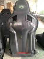 Sièges de voiture universels réglables en fibre de carbone de haute qualité en cuir PVC pour simulateur de course