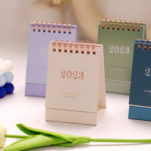 Biểu Tượng Tùy Chỉnh In 2024 2025 Xoắn Ốc Dây Hàng Tháng Đứng Lật Bảng Bàn Máy Tính Để Bàn Lịch - Product Image 5