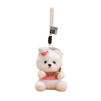 Nouveau porte-clés en peluche ours parfumé, transformable en pendentif de sac à dos, poupée compagnon de bureau, cadeau d'anniversaire pour filles, vente en gros