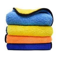 YSD – tissu en molleton de corail non pelucheux, Extra Large avec Logo imprimé, tissu de fenêtre magique en éponge, gaufré, serviette de voiture en bambou
