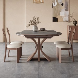 Set Tavolo da Pranzo Rotondo Moderno, Arredamento Stabile per Appartamenti, Caffè/Pasticcerie, Ville e Ristoranti - Product Image 3