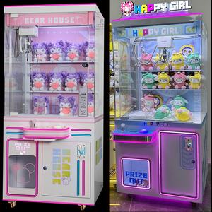 เครื่องตาข่ายแขวนตุ๊กตาเชิงพาณิชย์แบบโปร่งใสเต็มตัวเครื่องจับภายในขนาดใหญ่ใช้สำหรับจับเหรียญของเด็กทารก - Product Image 2