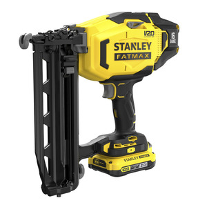 Pistolet à clous sans fil Stanley Fatmax 16 Gauge V20, alimenté par batterie lithium-ion, outil de charpente - Product Image 1