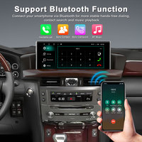 12.3 pouces voiture Android vidéo stéréo pour DVD lecteur multimédia GPS écran partagé aide à l'inversion tableau de bord Compatible LEXUS LX570