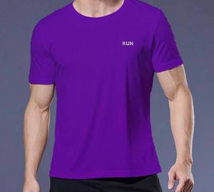 Camiseta Deportiva de Manga Corta, Transpirable, de Secado Rápido, Elástica en Cuatro Direcciones, Ligera y Anti-Sudor, al Por Mayor - Product Image 4