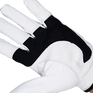 Vietnam bas quantité minimale de commande femmes anti-dérapant Cabretta cuir gant de golf ébauches imperméables personnalisé respirant fermeture à pression gants - Product Image 4