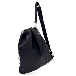 Bolso Tote de Nailon Negro con Cordón Ajustable, Diseño 3D y Ligero para Uso Diario, Gran Venta - Product Image 4