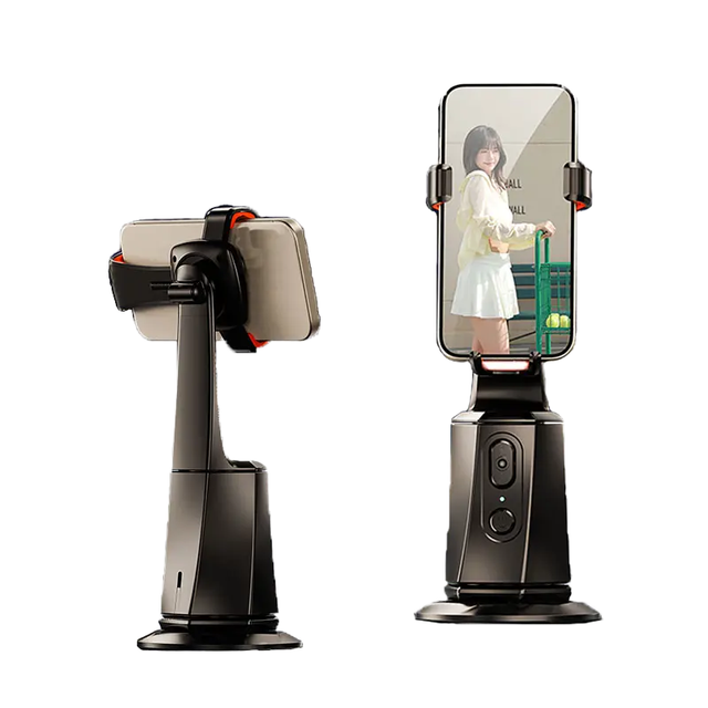 Hot Auto AI Smart Face Tracking Gimbal Stabilizer with 360° Rotating Phone Holder Gravity Sensing Automatic Landscape Lock S1
