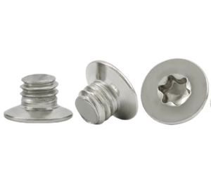 Vis à métaux à tête fraisée plate torx en acier inoxydable LeGood M3X6mm diamètre de la tête 5mm - Product Image 3