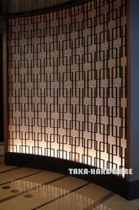 Nhôm Hoặc Thép Không Gỉ Kim Loại Màn Hình Riêng Tư Vàng Dubai Phòng Vách Ngăn Màn Hình - Product Image 5