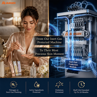 Machine de remplissage de précision multi-voies à grande vitesse pour sachets stick, avec purge au gaz azote, pour échantillons automatiques de sérum de soin premium