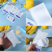 Tusen - Pack de glace en gel compact et léger, jetable, pour boîte à lunch