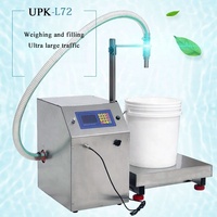 Machine de remplissage semi-automatique quantitative UPK-72 pour miel et pâte de sésame, avec pompe à engrenages en acier inoxydable pour liquides visqueux