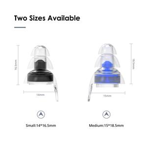 Tapones para los oídos de música con filtro de alta fidelidad para la construcción, el mejor tapón invisible para música de fiesta, reducción de ruido, protección auditiva - Product Image 6