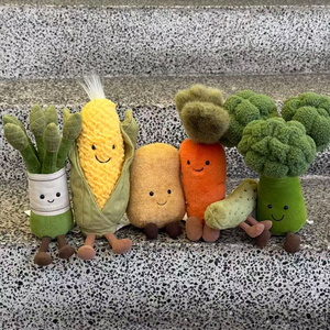 Jelly Cat ตุ๊กตาของเล่นรูปหมีกระต่ายใส่ผัก, ตุ๊กตาของขวัญมาใหม่26ชิ้น - Product Image 6