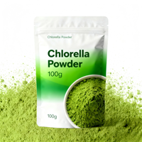 Poudre de spiruline et de chlorelle biologique en gros, personnalisable, extrait de chlorelle, poudre de chlorelle biologique