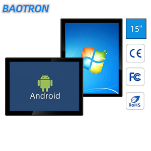 Embedded (4:3) <b>Computer</b> All-in-one IP65 Waterproof X86/Android Aluminum Housing Capacitive Stock BTCK1500LQ 15-Inch - Product Image 1