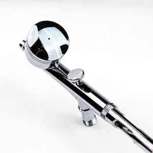 Pistolet aérographe en cuivre chromé, capacité 7 ml, avec queue creuse réglable pour ajustement de la taille de pulvérisation, pour <span class=keywords><strong>peinture</strong></span> et nail art - Product Image 4