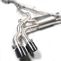 MPER pour BMW X3M X4M F97 F98 S58 3.0, échappement arrière à soupapes en acier inoxydable, design à tube unique de 3,5 pouces, son agressif, télécommande