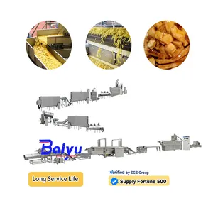 2000 kg/h Fully Automatic Frozen Potato French Fries Complete Production Line Baiyu