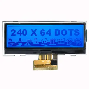 LCD hersteller 3.0 zoll lcd mit RGB LED hintergrundbeleuchtung 240x64dots matrix cog LCD Display modul